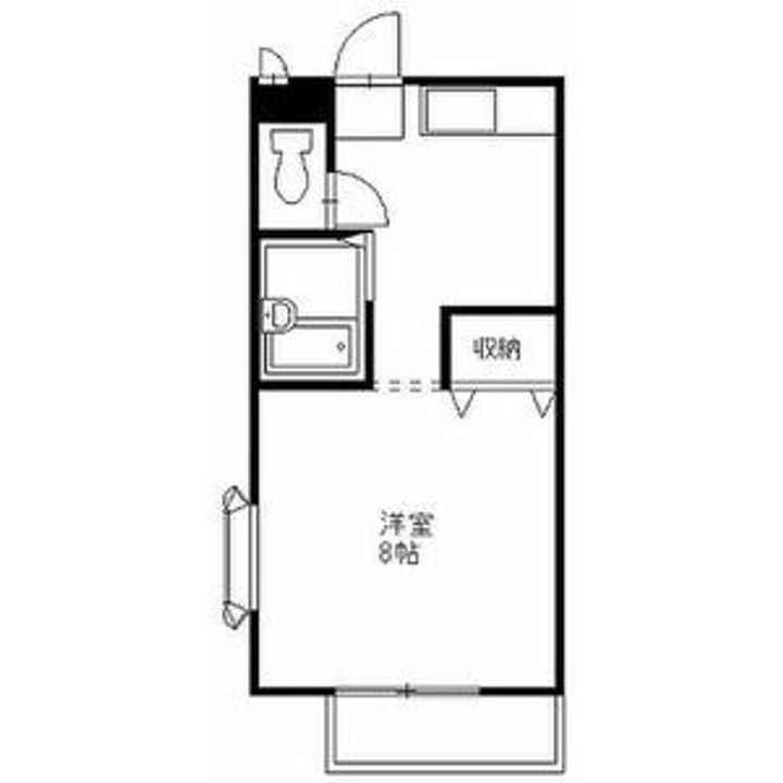 栃木県宇都宮市元今泉2(アパート)の賃貸物件の間取り