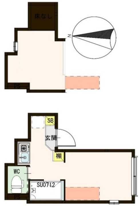 東京都板橋区氷川町(アパート)の賃貸物件の間取り