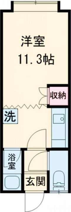 メゾンチュリスの間取り