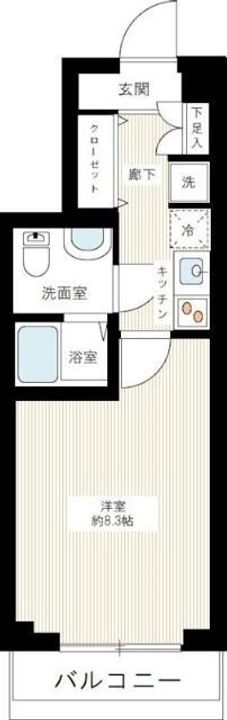東京都練馬区豊玉中3(マンション)の賃貸物件の間取り