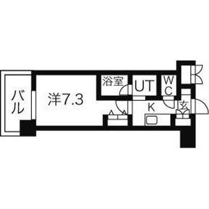 愛知県名古屋市名東区社口2(マンション)の賃貸物件の間取り