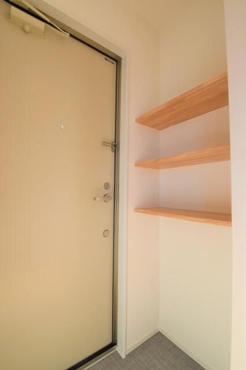 東京都大田区蒲田1(マンション)の賃貸物件の玄関