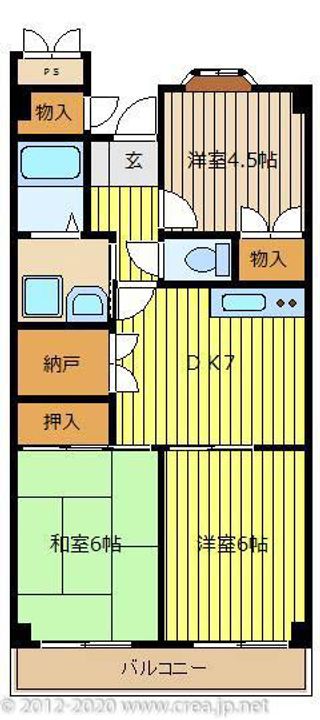 ウイング朝霞台の間取り