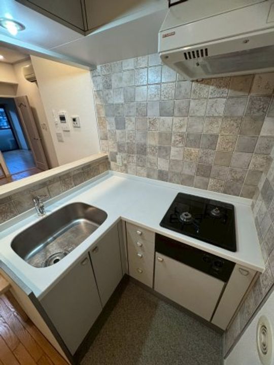 東京都多摩市豊ヶ丘1(マンション)の賃貸物件のキッチン