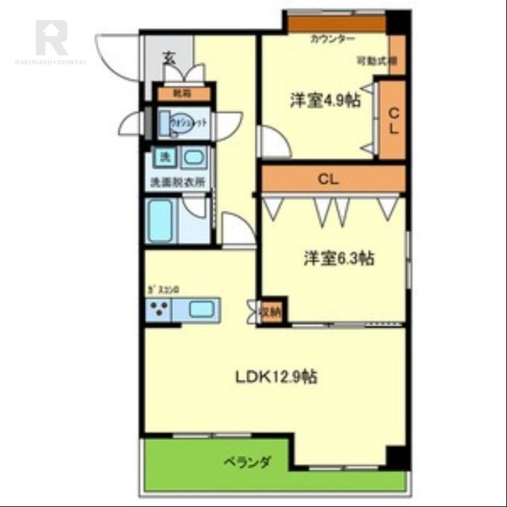 大阪府守口市八雲中町1(マンション)の賃貸物件の間取り