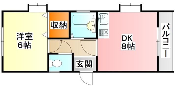 平原オークマンションの間取り