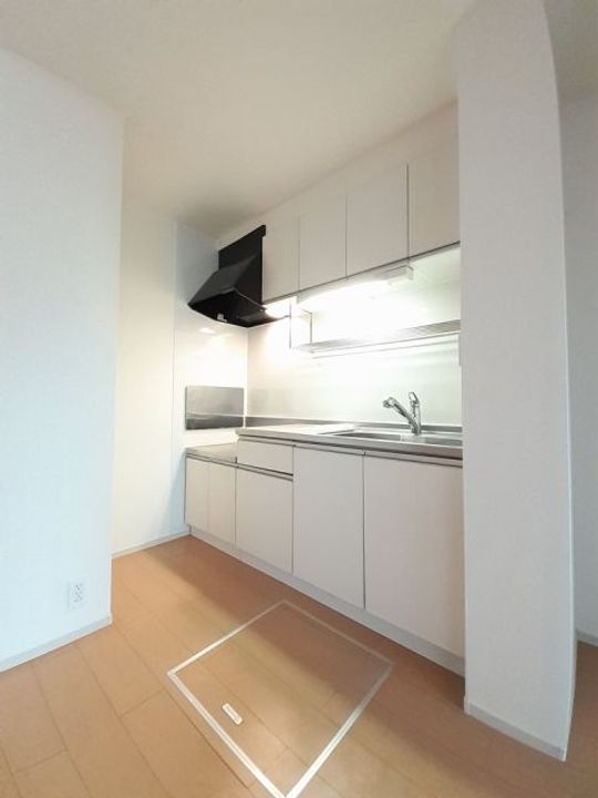 福島県伊達市柳内(アパート)の賃貸物件のキッチン