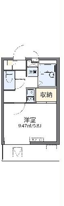 レオパレスオネスティの間取り