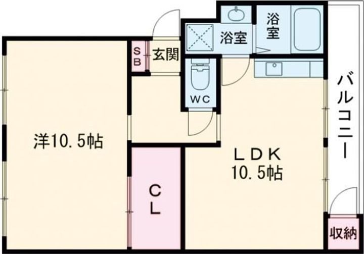 兵庫県加古郡播磨町北本荘2(マンション)の賃貸物件の間取り