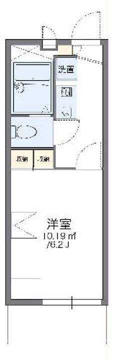 レオパレス登呂の間取り