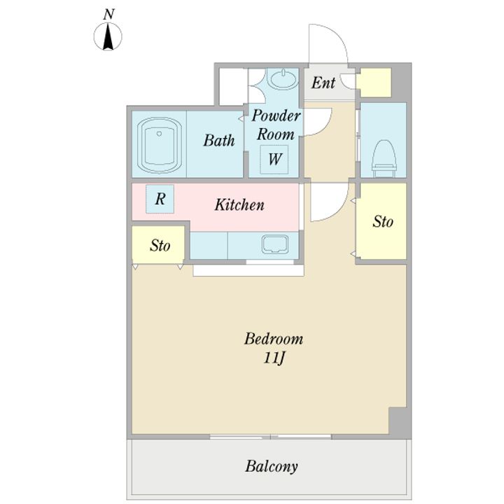 マリーズガーデンの間取り