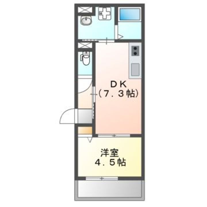 ART KISHIBE NORTHの間取り