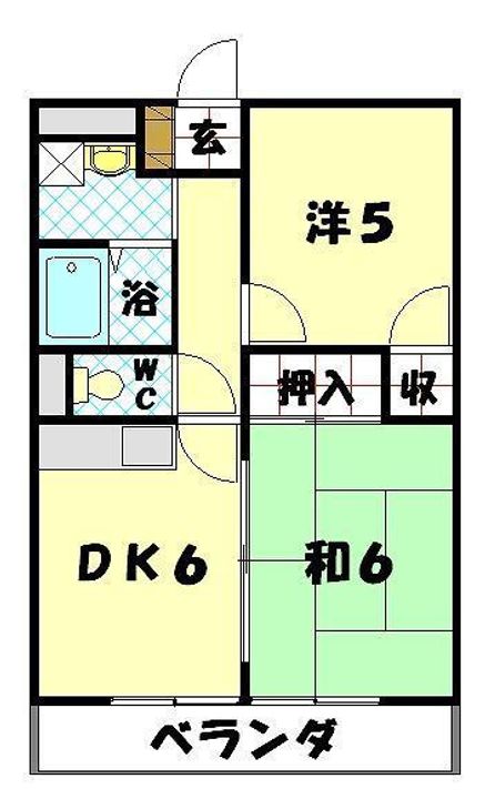 アネックス沢の間取り