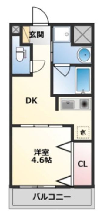 東京都板橋区小茂根4(マンション)の賃貸物件の間取り