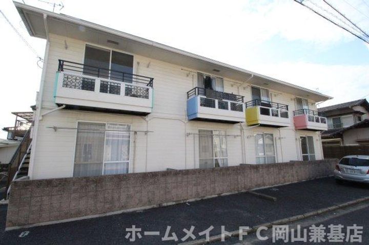岡山県岡山市中区高島1(アパート)の賃貸物件の外観