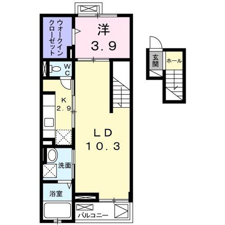 パル池田 2の間取り