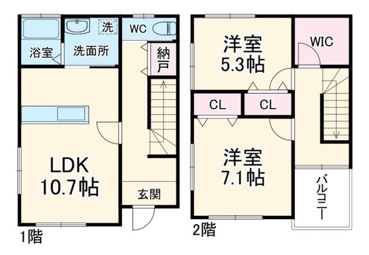 埼玉県蓮田市西新宿6(一戸建)の賃貸物件の間取り