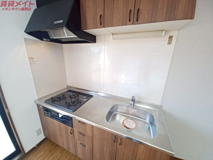 三重県三重郡菰野町大字田口新田(一戸建)の賃貸物件のキッチン