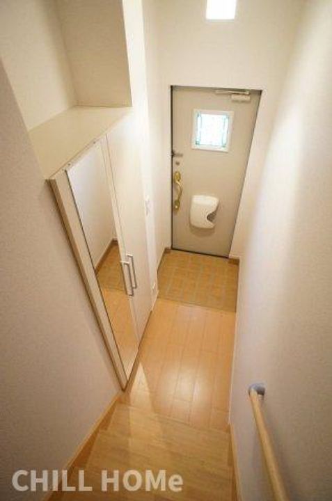 群馬県前橋市龍蔵寺町(アパート)の賃貸物件の玄関