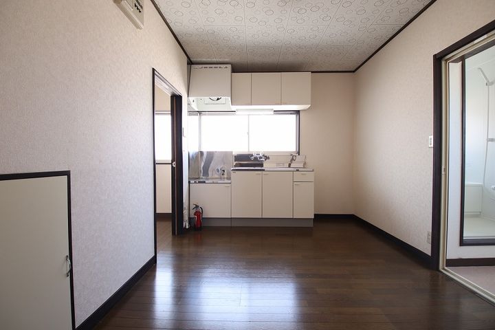 茨城県水戸市千波町(アパート)の賃貸物件のキッチン