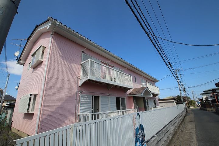 茨城県水戸市千波町(アパート)の賃貸物件の外観