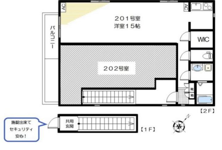 カーサ・花IIの間取り