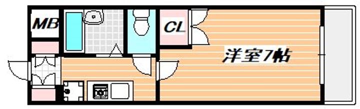 千葉県浦安市北栄3(マンション)の賃貸物件の間取り