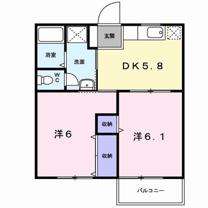 ひまわりの間取り