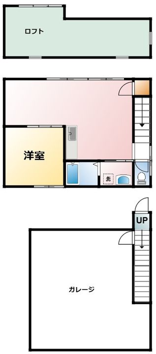 千葉県山武郡九十九里町西野(一戸建)の賃貸物件の間取り