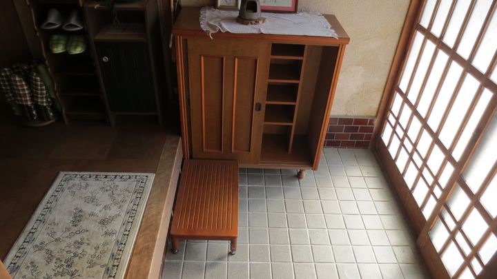 岡山県倉敷市浅原(一戸建)の賃貸物件の玄関