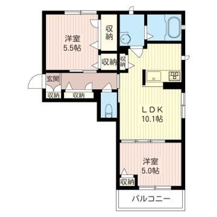 グリーン ゲイブルズの間取り