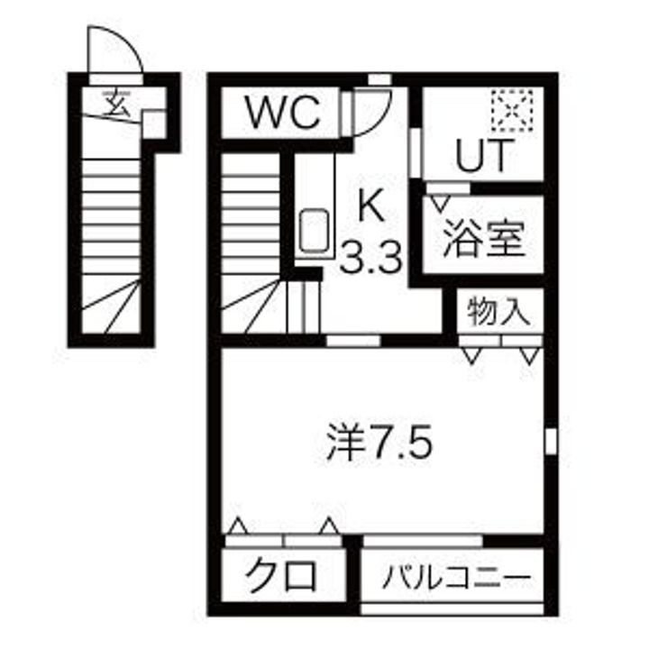 ビネガーゴールドBの間取り