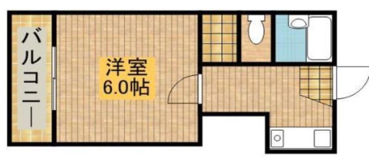 静岡県浜松市中央区萩丘1(アパート)の賃貸物件の間取り