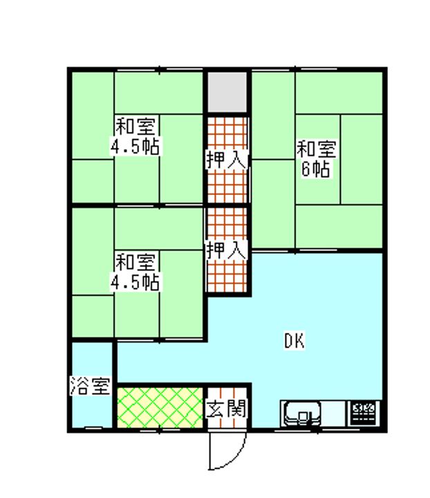 コーポ石川の間取り