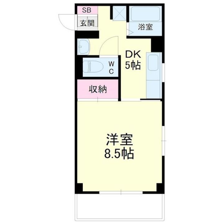 アベニュー山下の間取り