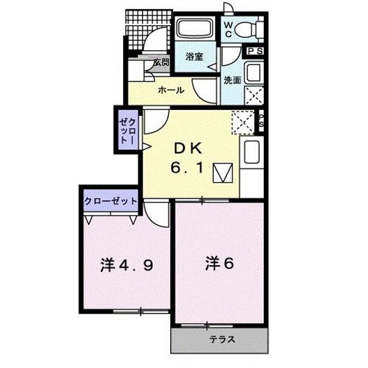ラパヌイBの間取り
