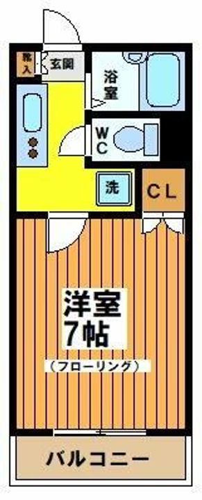 東京都渋谷区本町1(アパート)の賃貸物件の間取り