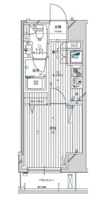 東京都台東区根岸4(マンション)の賃貸物件の間取り