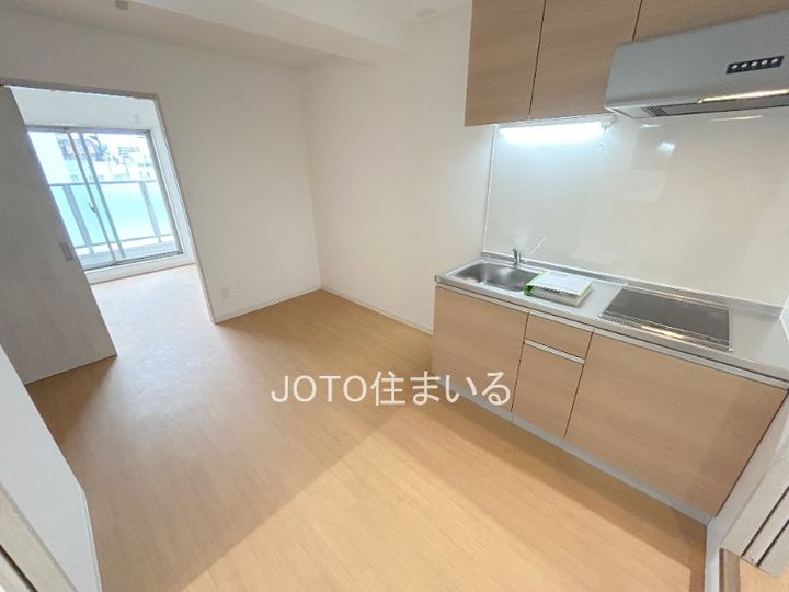 大阪府大阪市城東区成育2(マンション)の賃貸物件のキッチン