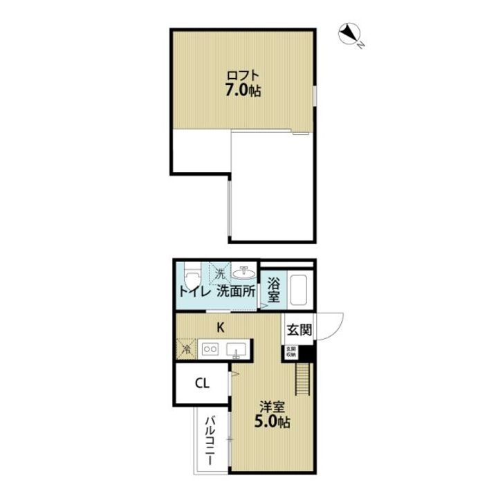 エール賑の間取り