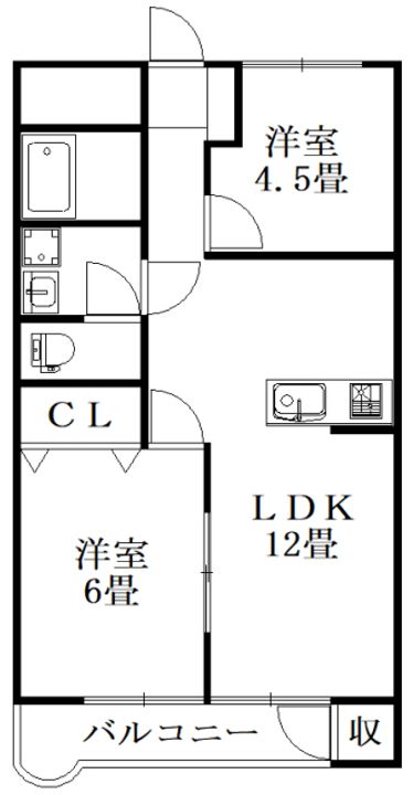 第4三宅ビルの間取り