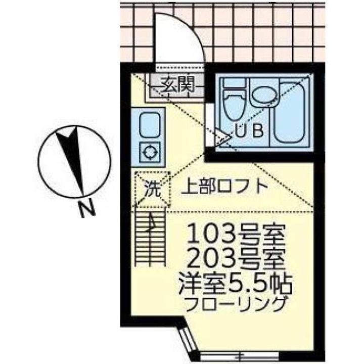 ユナイト境之谷プリンアラモードの間取り
