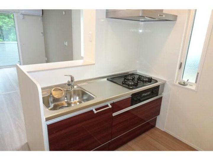 静岡県浜松市中央区有玉北町(アパート)の賃貸物件のキッチン