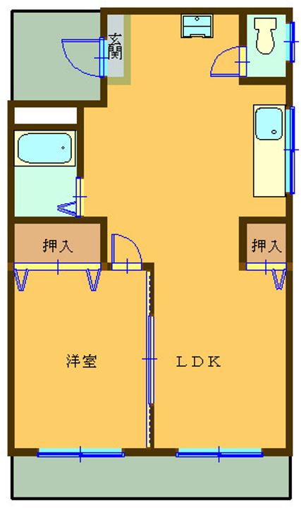 ハイツ立川の間取り