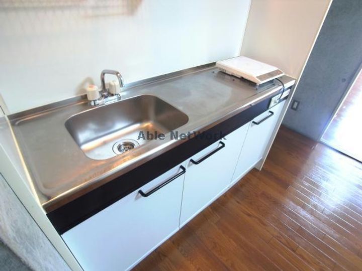 岐阜県岐阜市黒野(マンション)の賃貸物件のキッチン