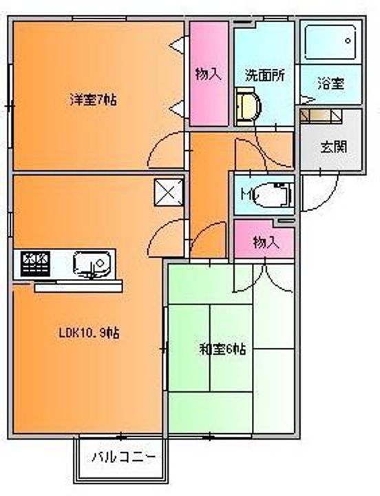 パセオプラシードの間取り