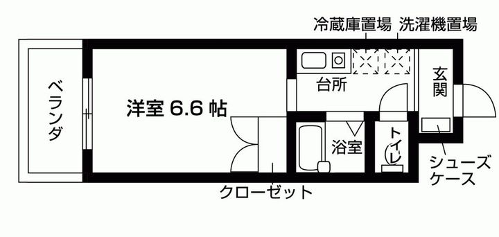 グランディール北白川の間取り