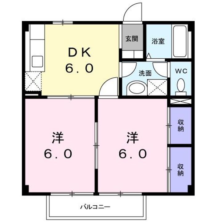 ブランマージュの間取り
