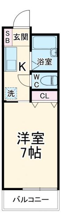 タプラすみよし台Bの間取り