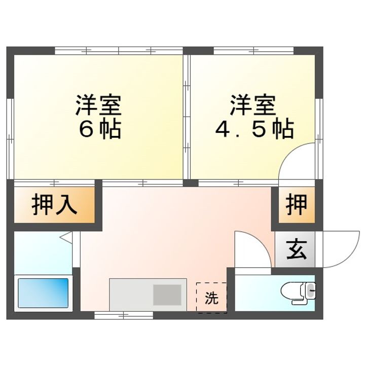 茨城県取手市米ノ井(一戸建)の賃貸物件の間取り